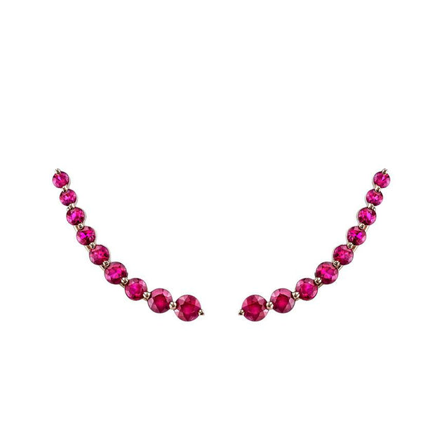 anita ko FLOATING RUBY EARRING