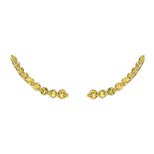 anita ko FLOATING YELLOW SAPPHIRE EARRING
