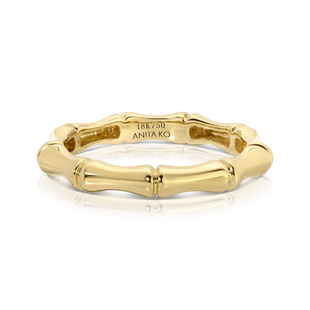 anita ko GOLD BAMBOO RING