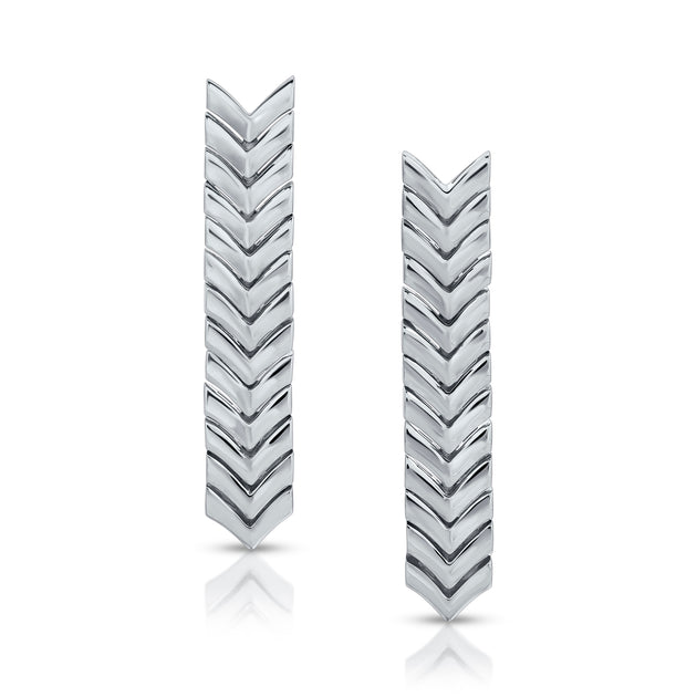 Anita Ko GOLD ZIPPER DROP EARRINGS