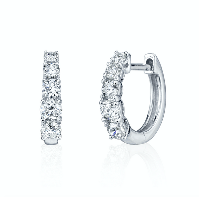 anita ko GRADUATED DIAMOND HUGGIES