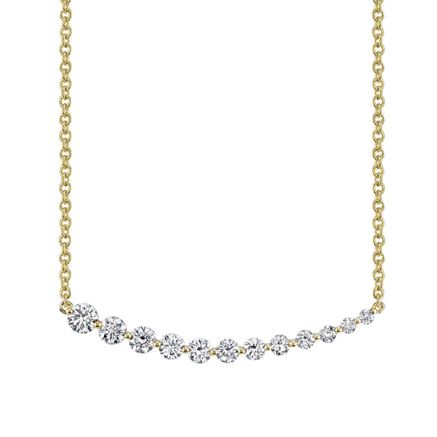 anita ko GRADUATED DIAMOND NECKLACE