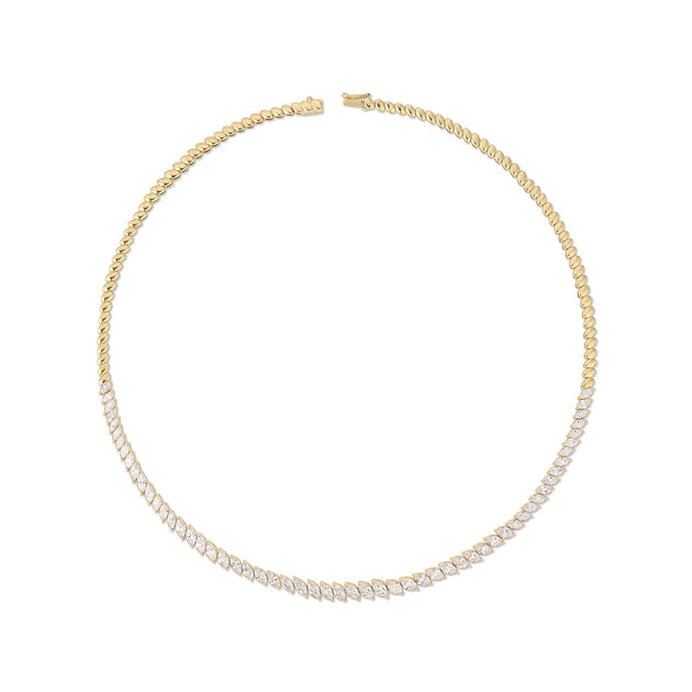 anita ko GRADUATED MARQUISE DIAMOND CHOKER