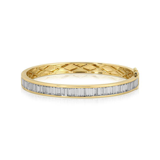 anita ko HANNAH BAGUETTE DIAMOND BANGLE