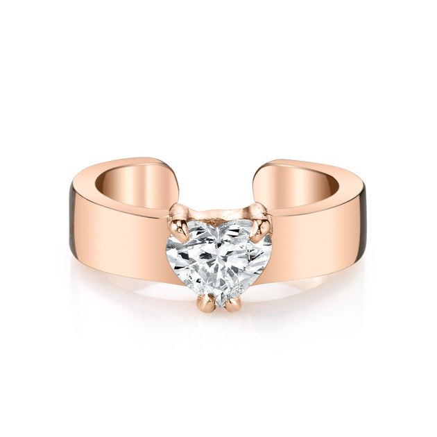 Anita Ko HEART SHAPED DIAMOND EAR CUFF