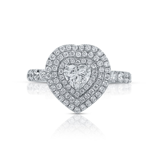 Anita Ko HEART SHAPED DIAMOND LOULOU LOCKET RING