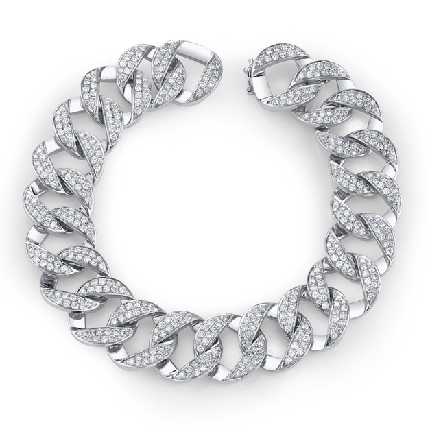 Anita Ko HEMINGWAY DIAMOND CHAIN LINK BRACELET