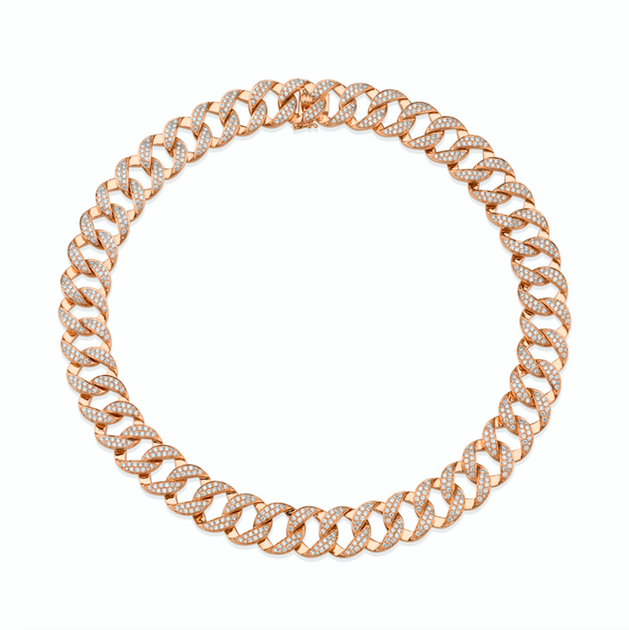 Anita Ko HEMINGWAY DIAMOND CHAIN LINK CHOKER