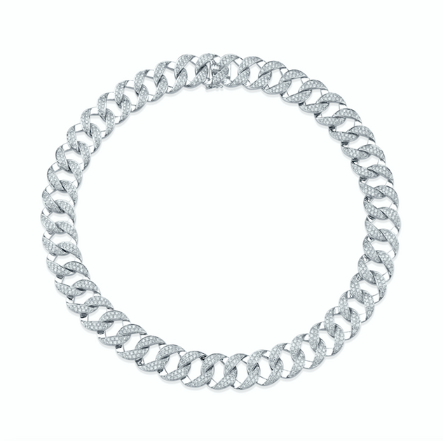 Anita Ko HEMINGWAY DIAMOND CHAIN LINK CHOKER