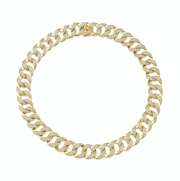 anita ko HEMINGWAY DIAMOND CHAIN LINK CHOKER