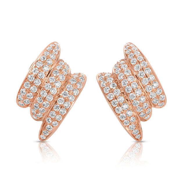 Anita Ko LARGE DIAMOND CLAIRE EARRINGS