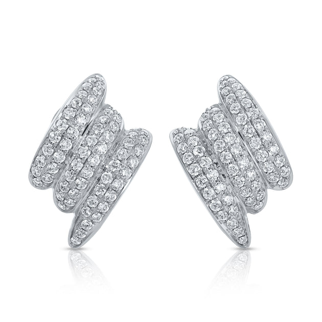 Anita Ko LARGE DIAMOND CLAIRE EARRINGS