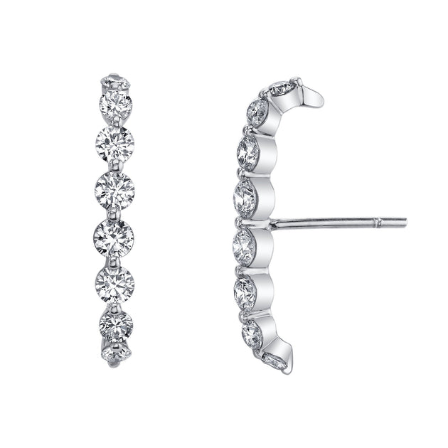 Anita Ko LARGE DIAMOND FLOATING LOBE CUFF