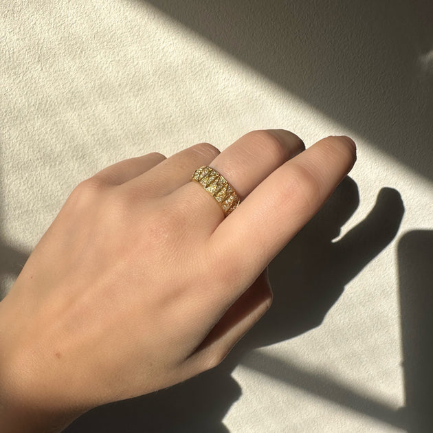 Anita Ko LARGE DIAMOND SPIKE RING