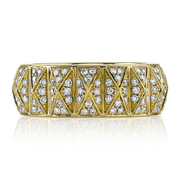 anita ko LARGE DIAMOND SPIKE RING