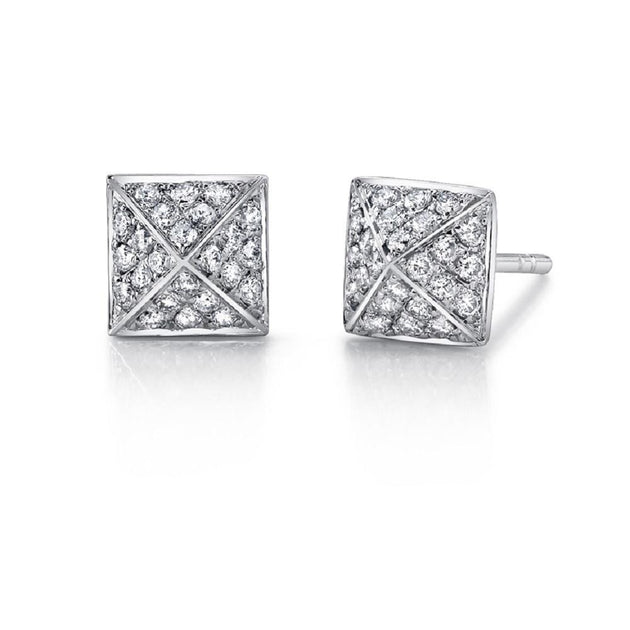 Anita Ko LARGE DIAMOND SPIKE STUD EARRINGS