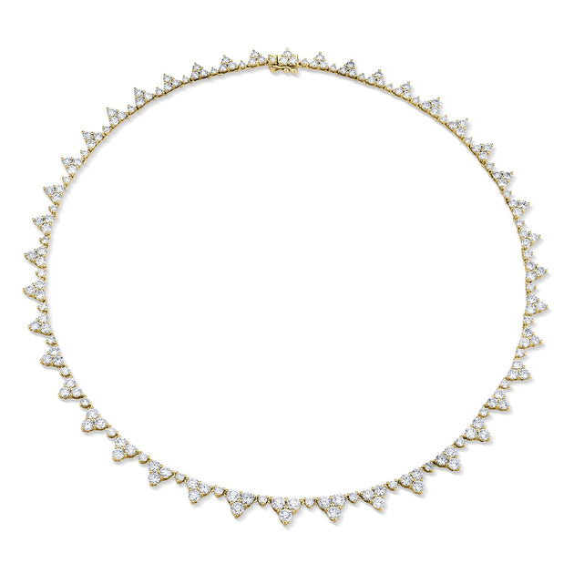 Anita Ko LARGE DIAMOND TRIANGLE ETERNITY CHOKER