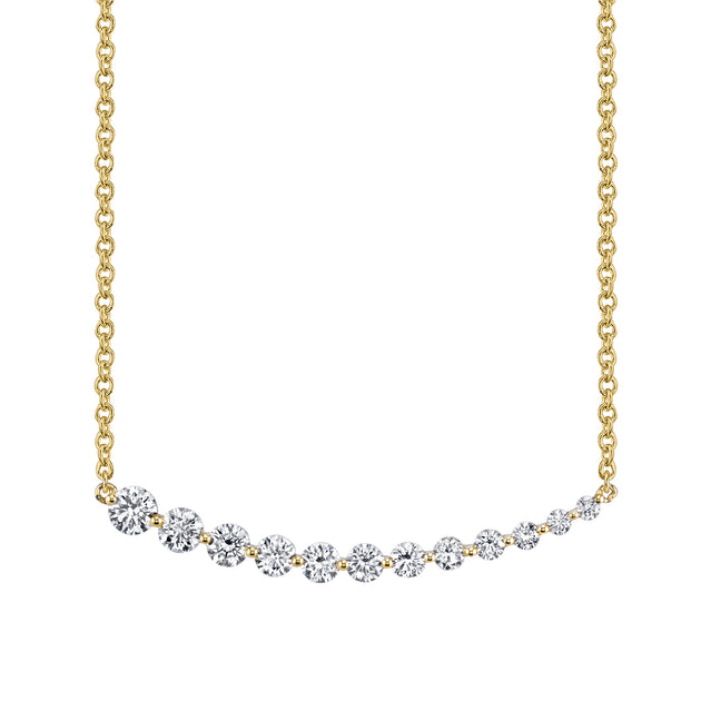 anita ko LARGE GRADUATED DIAMOND NECKLACE