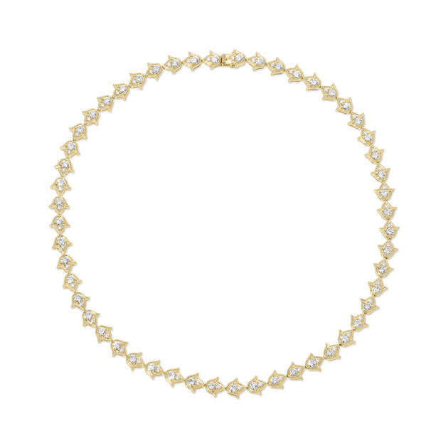 anita ko LARGE TULIP DIAMOND CHOKER