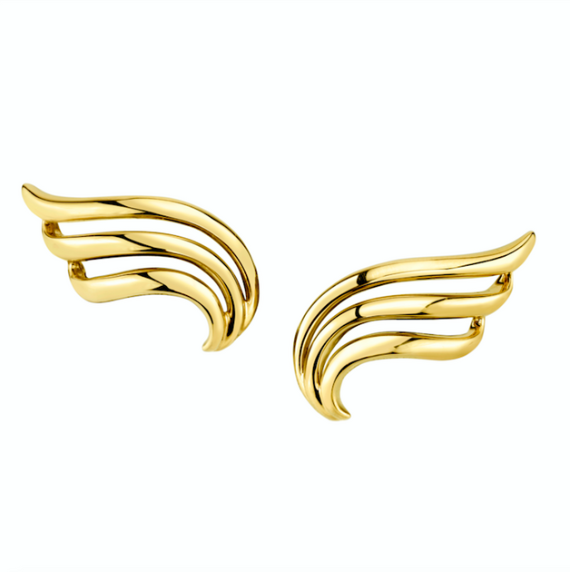 anita ko LARGE WAVE EARRINGS