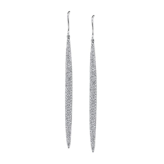Anita Ko LONG DIAMOND DAGGER EARRINGS