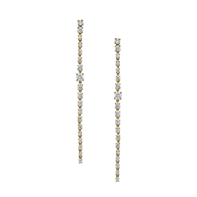 Anita Ko LONG DIAMOND ROPE EARRINGS