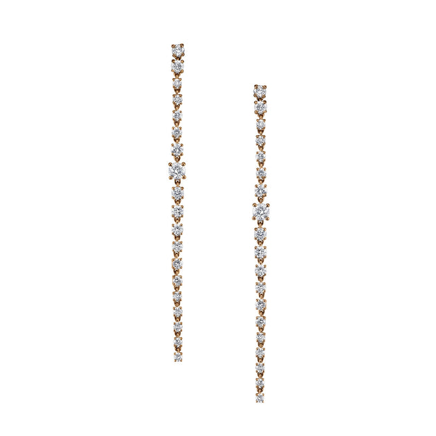 Anita Ko LONG DIAMOND ROPE EARRINGS