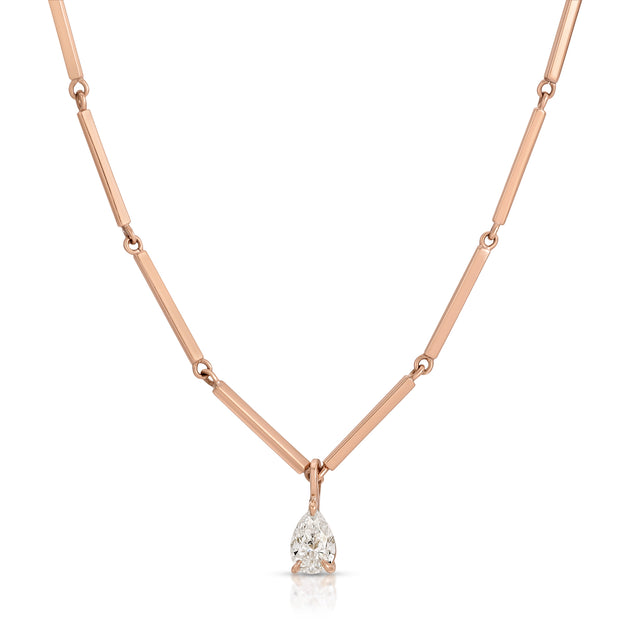Anita Ko LOUISE NECKLACE WITH PEAR DIAMOND PENDANT