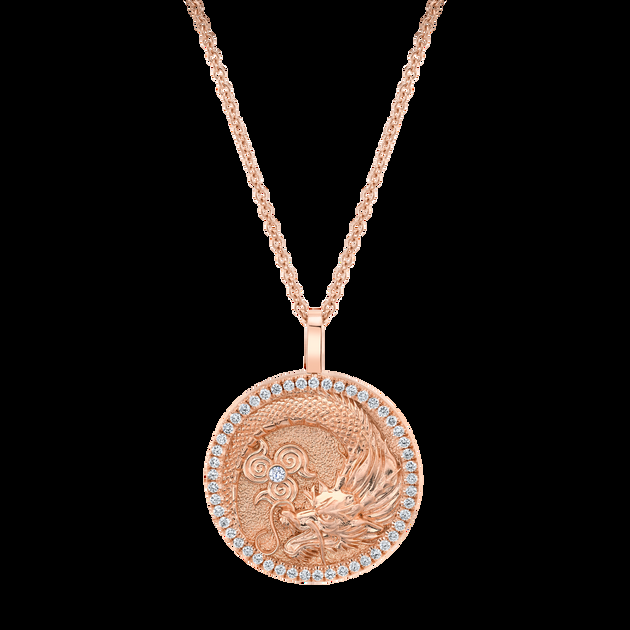 Anita Ko LUCKY DIAMOND DRAGON TALISMAN