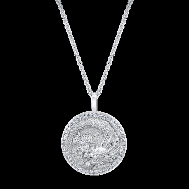 Anita Ko LUCKY DIAMOND DRAGON TALISMAN