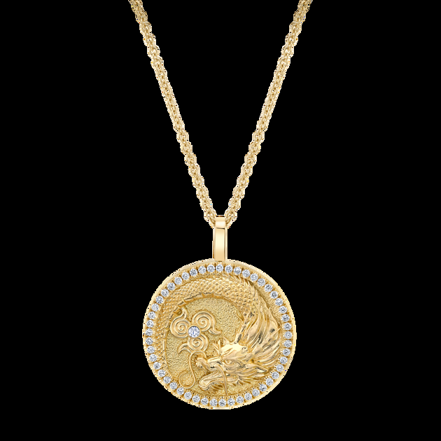 anita ko LUCKY DIAMOND DRAGON TALISMAN