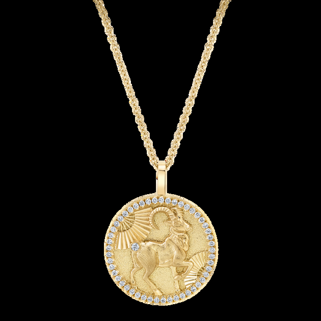 anita ko LUCKY DIAMOND GOAT TALISMAN