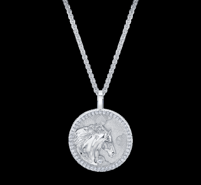Anita Ko LUCKY DIAMOND HORSE TALISMAN