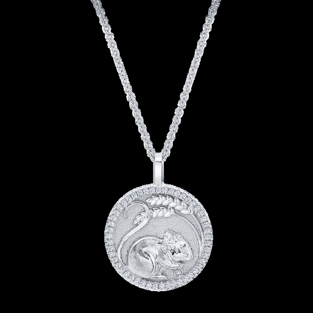 Anita Ko LUCKY DIAMOND MOUSE TALISMAN