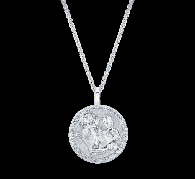 Anita Ko LUCKY DIAMOND RABBIT TALISMAN