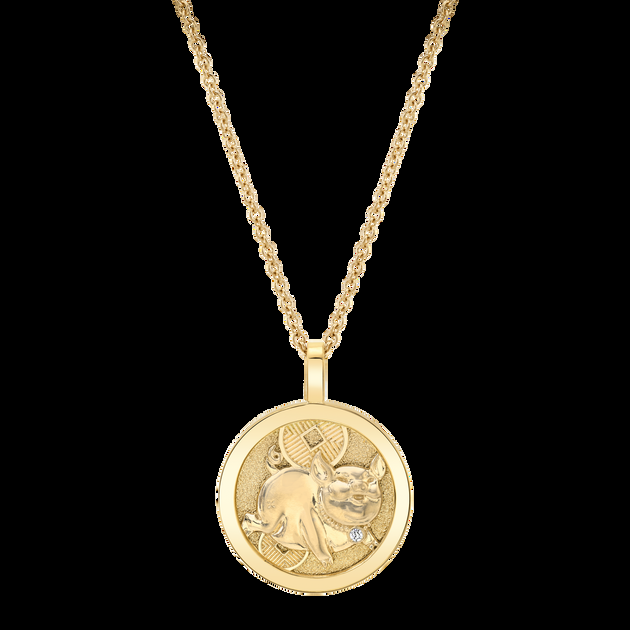 anita ko LUCKY PIG TALISMAN