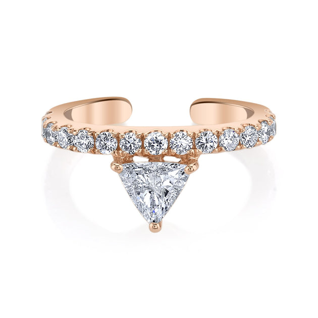 Anita Ko LUXE TRIANGLE DIAMOND EAR CUFF