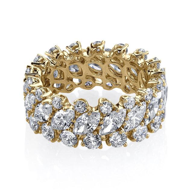 Anita Ko MARQUISE AND ROUND DIAMOND BAND