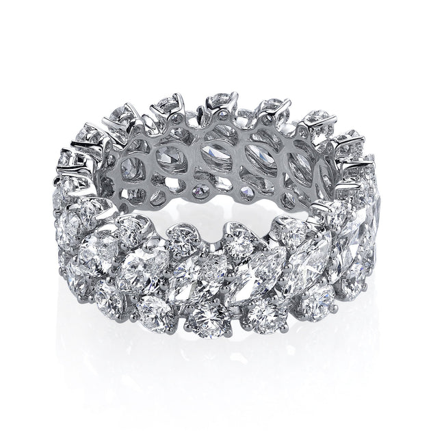 anita ko MARQUISE AND ROUND DIAMOND BAND