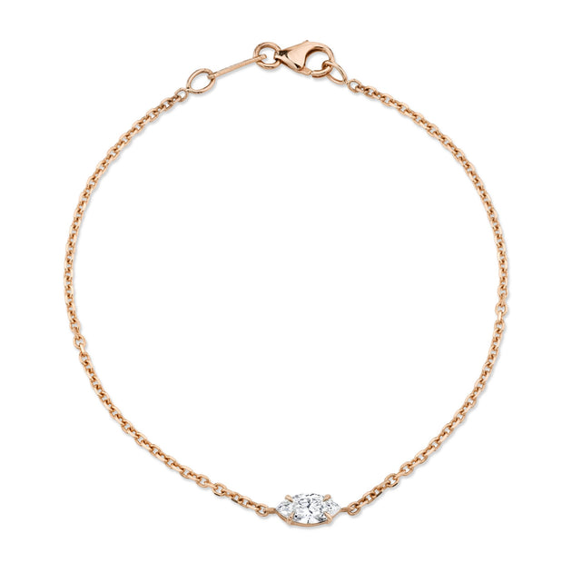 Anita Ko MARQUISE DIAMOND CHAIN BRACELET