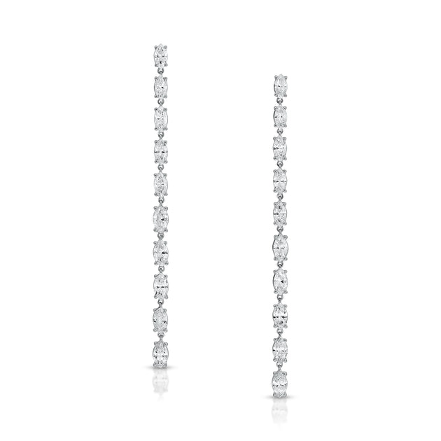 Anita Ko MARQUISE DIAMOND DROP EARRINGS