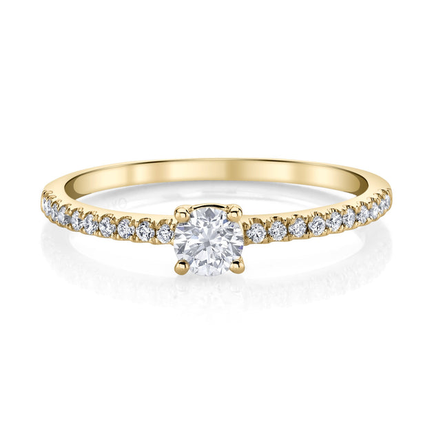 Anita Ko ME/YOU ROUND DIAMOND PAVE RING