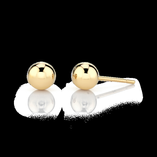 Anita Ko MEDIUM BALL STUD EARRINGS