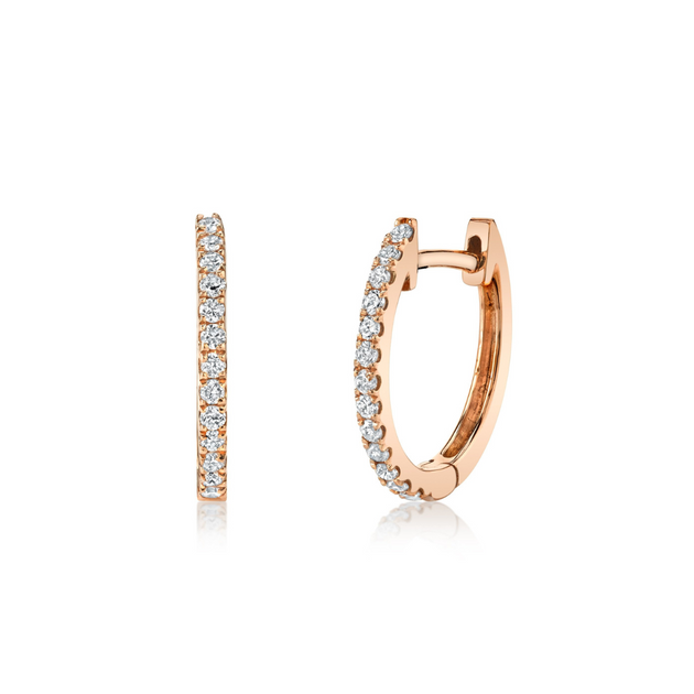 Anita Ko MEDIUM DIAMOND HUGGIES