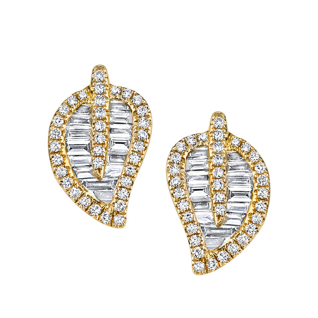 anita ko MEDIUM LEAF STUDS