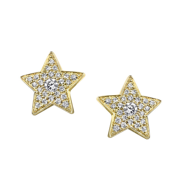 Anita Ko MEDIUM STAR DIAMOND STUDS