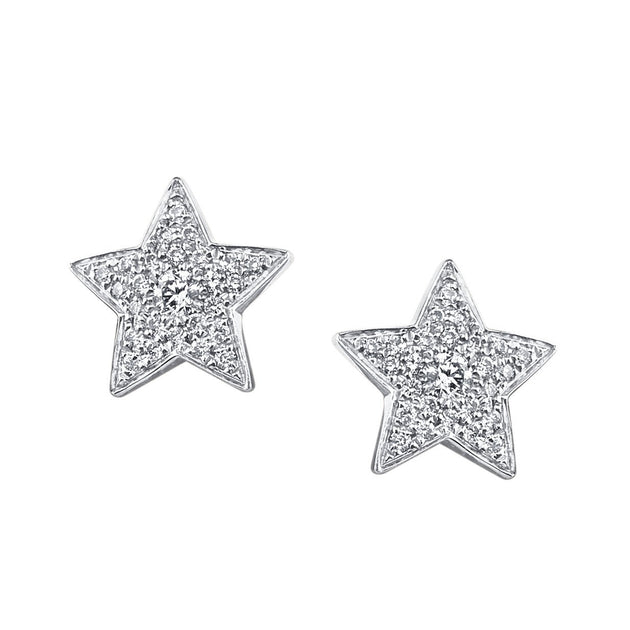 anita ko MEDIUM STAR DIAMOND STUDS