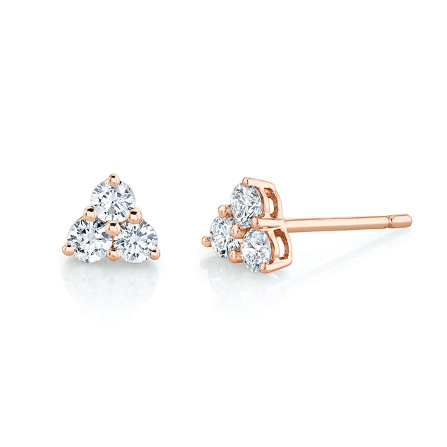Anita Ko MEDIUM TRILLION DIAMOND STUDS