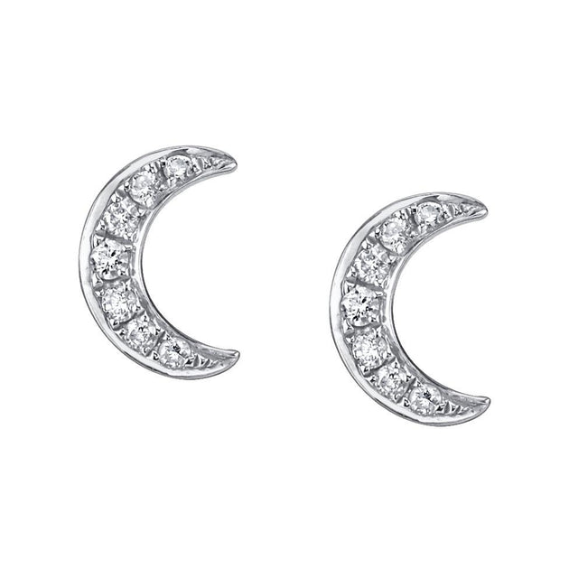 Anita Ko MOON DIAMOND STUDS