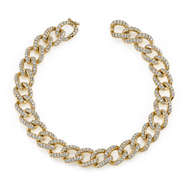 anita ko NAPLES DIAMOND CHAIN LINK BRACELET